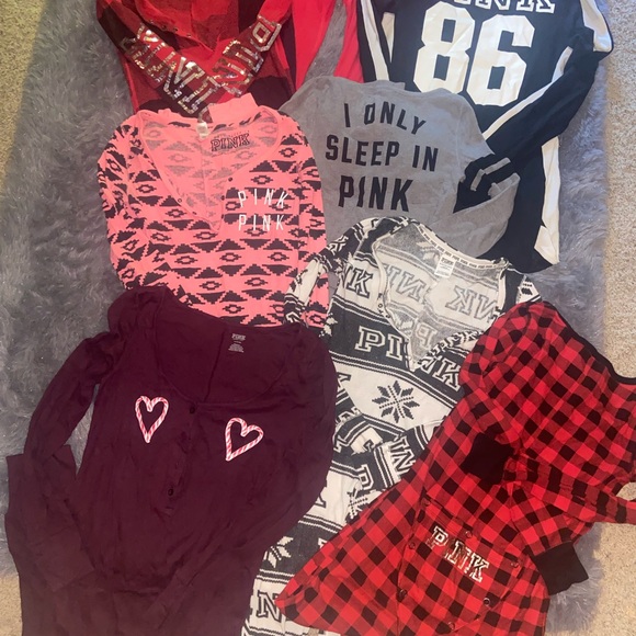 VS PINK ONESIE thermal pajamas bundle - Picture 7 of 7